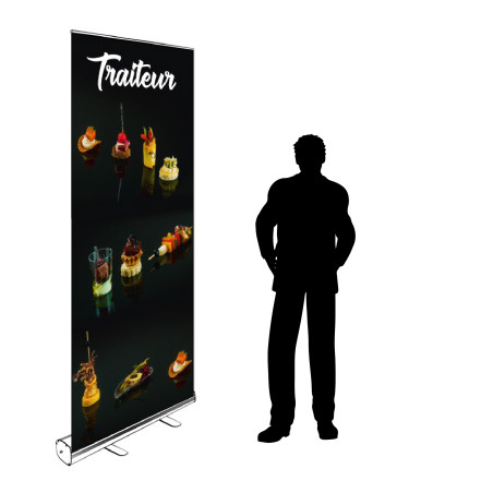 Roll-up Kakemono 200 x 85 cm - Modèle Traiteur