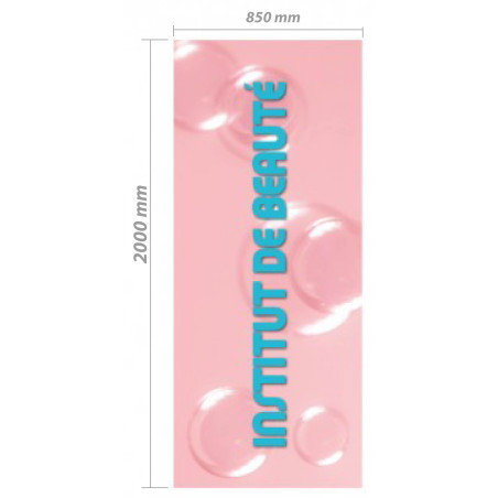 Roll-up Kakemono 200 x 85 cm - Modèle Institut de Beauté
