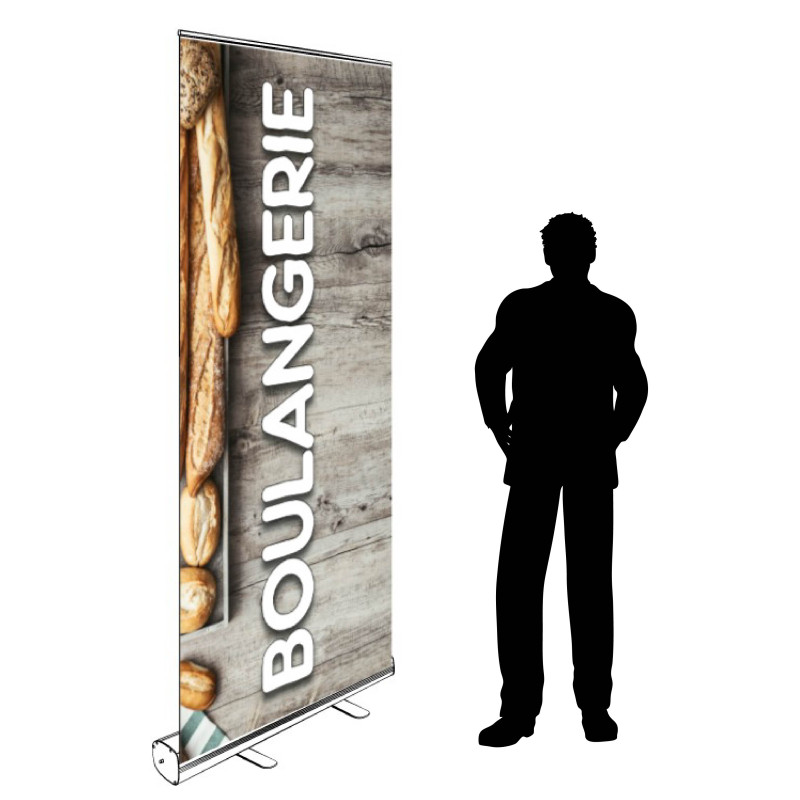 Roll-up Kakemono 200 x 85 cm - Modèle Boulangerie