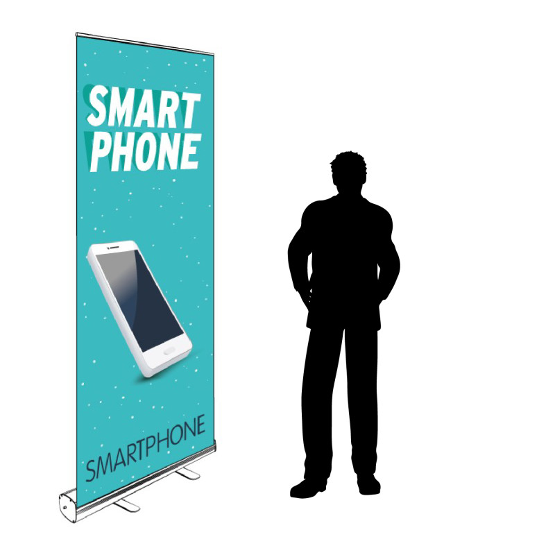 Roll-up Kakemono 200 x 85 cm - Modèle Smartphone