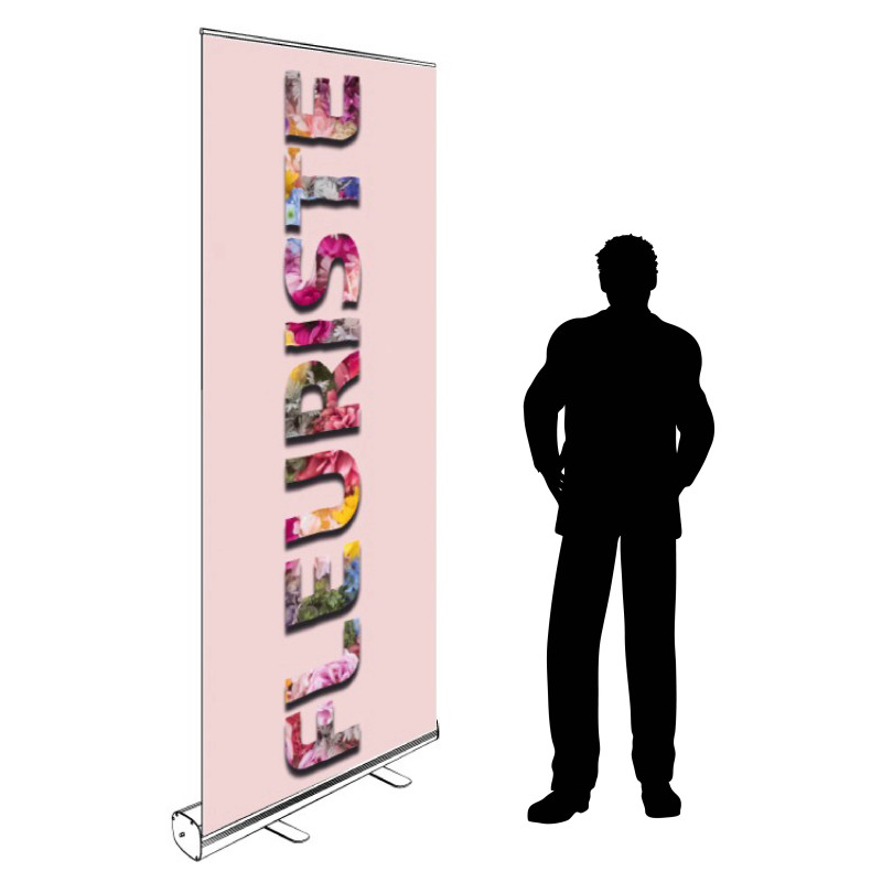 Roll-up Kakemono 200 x 85 cm - Modèle Fleuriste