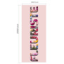 Roll-up Kakemono 200 x 85 cm - Modèle Fleuriste