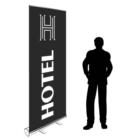 Roll-up Kakemono 200 x 85 cm - Modèle Hôtel
