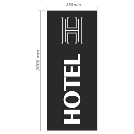 Roll-up Kakemono 200 x 85 cm - Modèle Hôtel