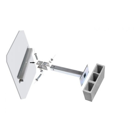 Miroir à message de sécurité "PRIORITÉ A DROITE"