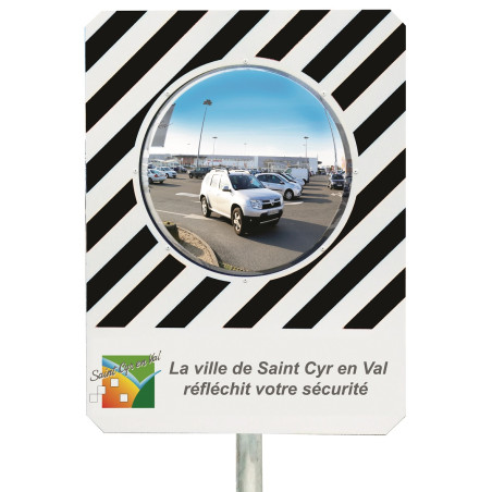 Miroir à message personnalisé