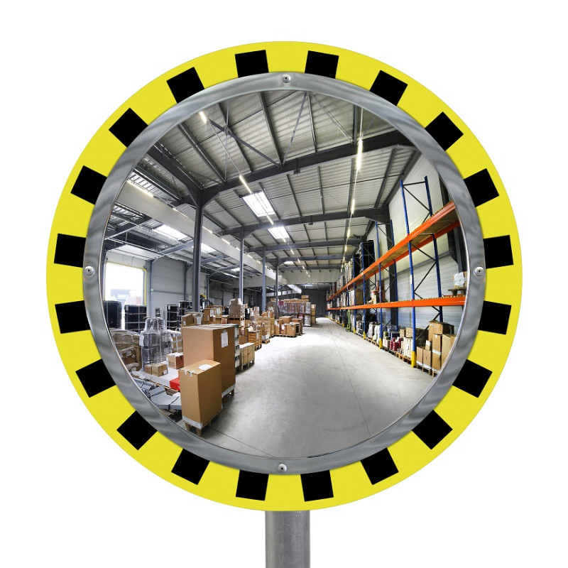 Miroir pour les entrepôts et la logistique - Diamètre 400 mm - Garantie 3 ans