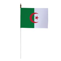 Drapeau de table de l'Algérie 10 x 15