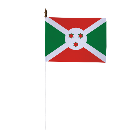 Drapeau de table du Burundi 10 x 15 cm