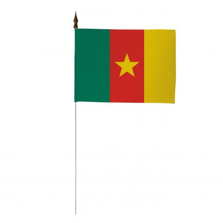 Drapeau de table du Cameroun 10 x 15