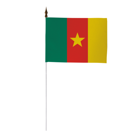 Drapeau de table du Cameroun 10 x 15