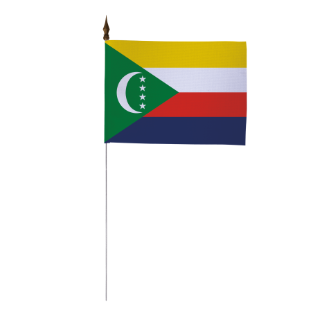 Drapeau de table du Comores 10 x 15 cm
