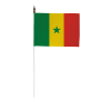 Drapeau de table du Sénégal 10 x 15 cm