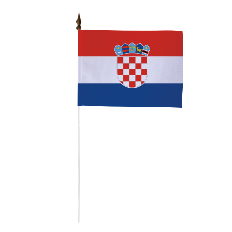 Drapeau de table Croatie 10 x 15 cm