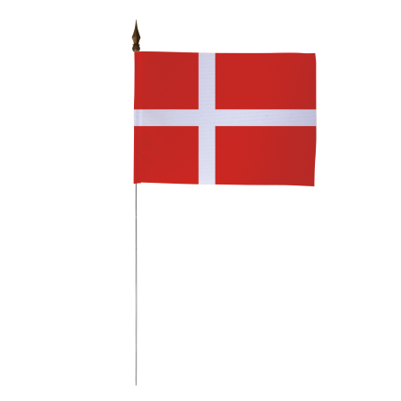 Drapeau de table Danemark 10 x 15 cm