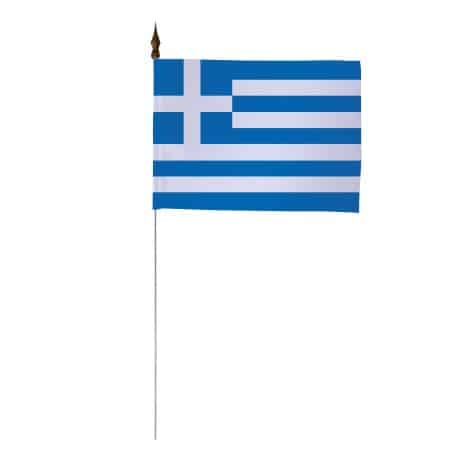 Drapeau de table Grèce 10 x 15 cm - A l'unité