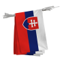 Guirlande Slovaquie 10 x 15 cm - A l'unité