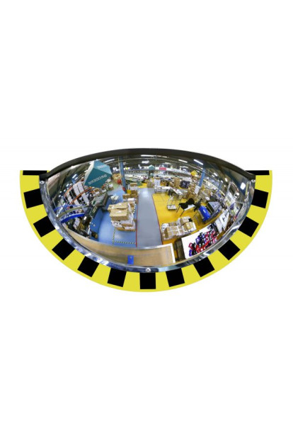 Demi-miroir pour les entrepôts et la logistique - Vision à 180°- 1/2 diamètre 400 mm - Garantie 3 ans