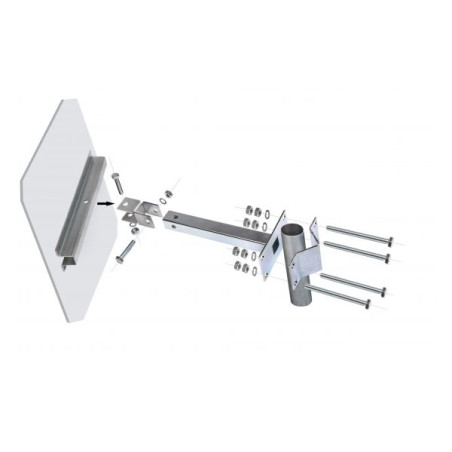 Miroir de chantier temporaire "STOP" - Diamètre 600 mm - Garantie 1 an