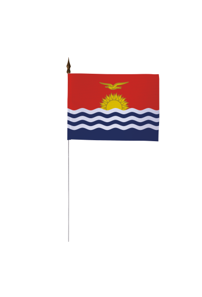 Drapeau de table Kiribati 10 x 15 cm