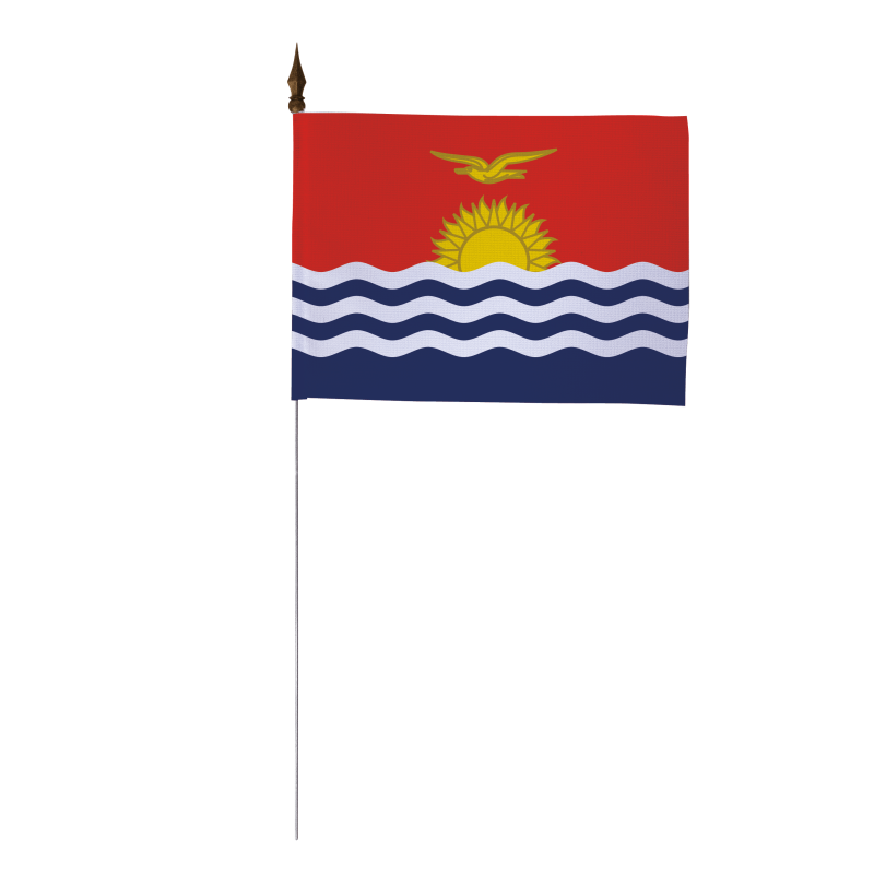 Drapeau de table Kiribati 10 x 15 cm