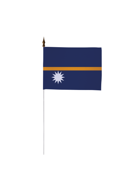 Drapeau de table Nauru 10x15 cm