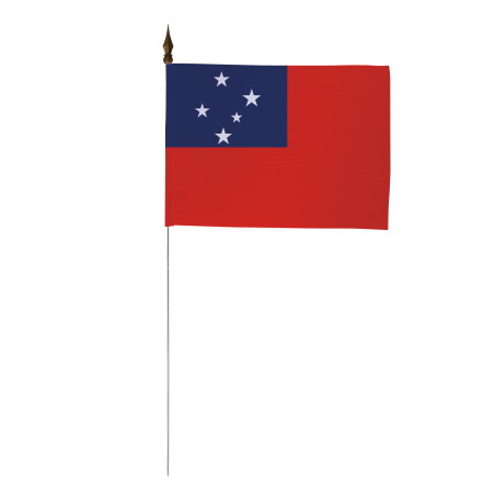 Drapeau de table Samoa 10 x 15 cm