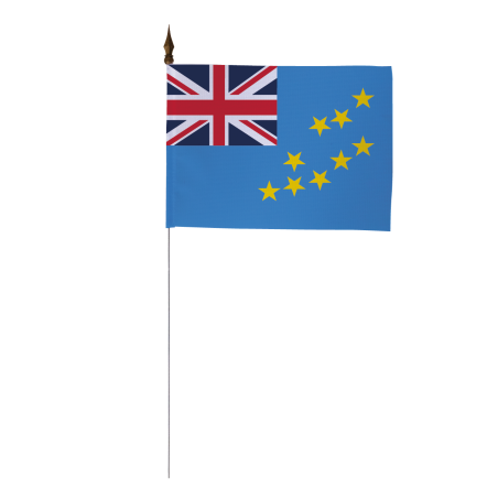 Drapeau de table Tuvalu 10 x 15 cm