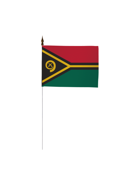 Drapeau de table Vanuatu 10 x 15 cm 
