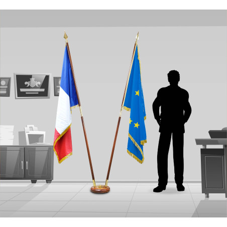 Drapeau de protocole en DECOTEX Personnalisé