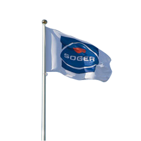 Mât aluminium 09 mètres - Antivol