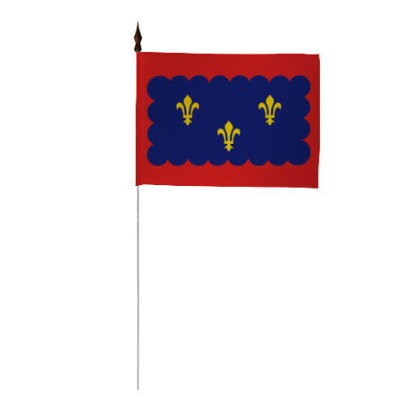 Drapeau de table province Berry 10 x 15 cm