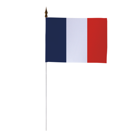 Drapeau de table France - Lot de 10