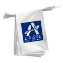 Guirlande du Conseil Départemental de l'Aisne
