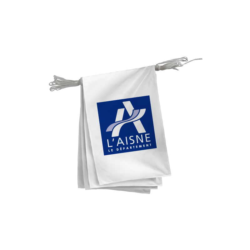 Guirlande du Conseil Départemental de l'Aisne