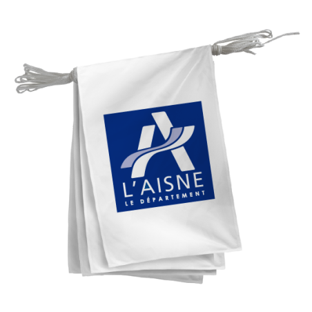 Guirlande du Conseil Départemental de l'Aisne