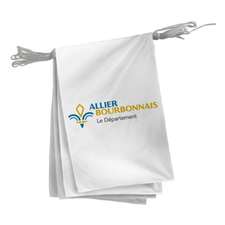 Guirlande du Conseil Départemental de l'Allier