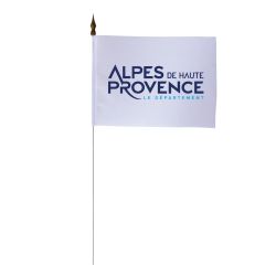 Drapeau de table 10x15 cm conseil départemental Alpes de Haute-Provence- A l'unité 
