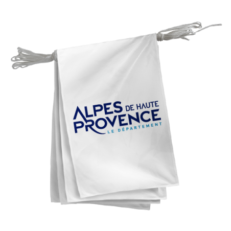 Guirlande du Conseil Départemental des Alpes de Haute-Provence