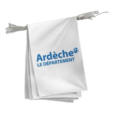 Guirlande conseil départemental Ardèche - A l'unité
