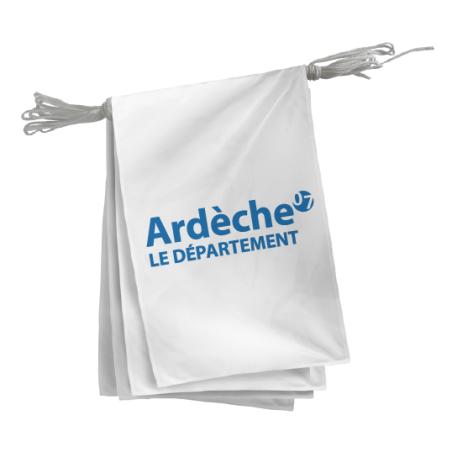 Guirlande du Conseil Départemental de l'Ardèche