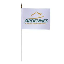 Drapeau de table du Conseil Départemental des Ardennes 10x15 cm