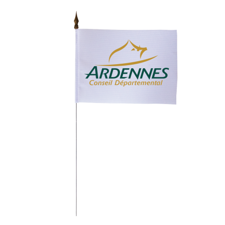 Drapeau de table du Conseil Départemental des Ardennes 10x15 cm