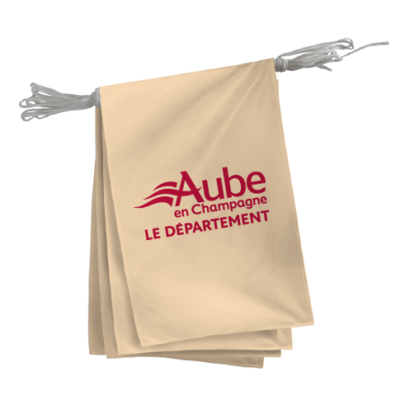 Guirlande du Conseil Départemental de l'Aube