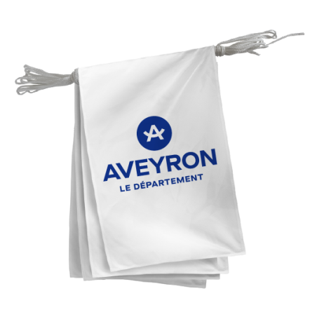 Guirlande du Conseil Départemental de l'Aveyron