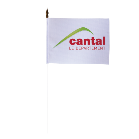 Drapeau de table du Conseil Départemental du Cantal 10x15 cm