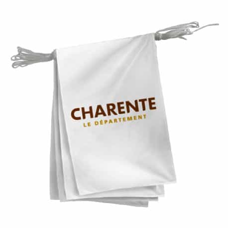 Guirlande du Conseil Départemental de la Charente - A l'unité