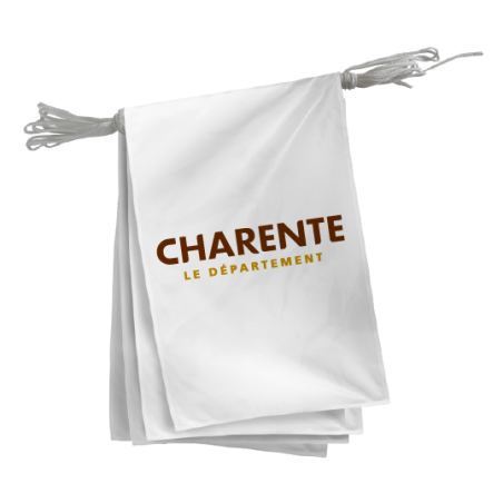 Guirlande du Conseil Départemental Charente