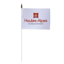 Drapeau de table du Conseil Départemental des Hautes-Alpes 10x15 cm