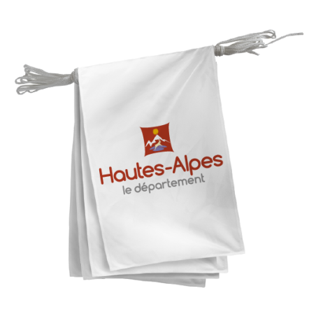 Guirlande du Conseil Départemental des Hautes-Alpes
